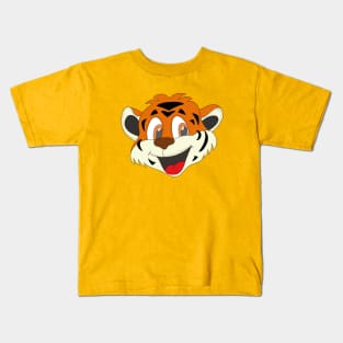 Smiling Tiger Funny Cute Gift Kids T-Shirt